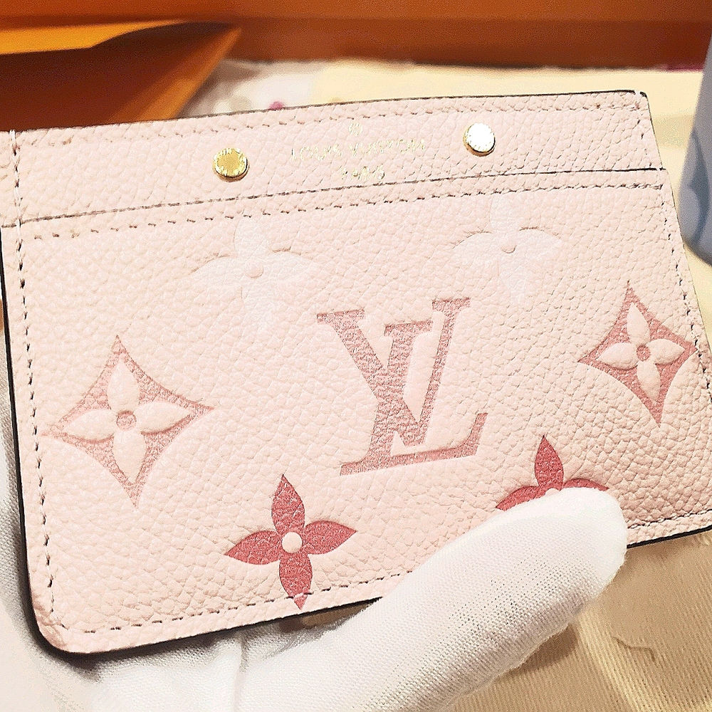 Louis Vuitton By The Pool Card Case in Pink